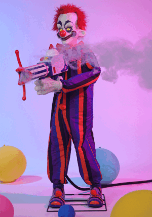 5.6FT Rudy Killer Klowns from Outer Space Animated Decoration - Tekky | Halloween Animatronics