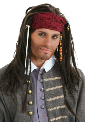 Authentic Pirate Wig | Exclusive Pirate Costume Acccessories
