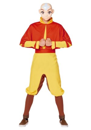 Avatar Aang Adult Costume | Avatar The Last Airbender Costumes