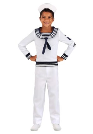 Boy's Deckhand Sailor Costume | Kid's Occupational Costumes