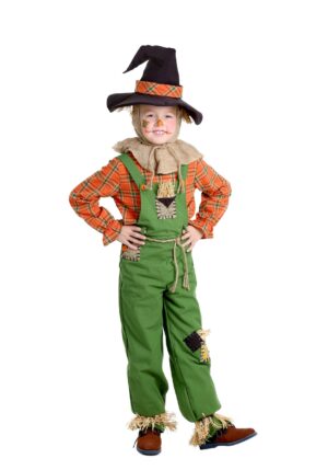 Green Overalls Scarecrow Boy's Costume | Storybook Costumes