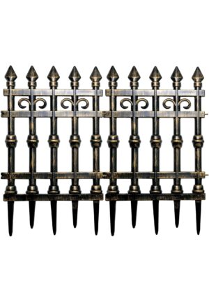 35" X 29" Brass Graveyard Gates Halloween Props | Halloween Gates