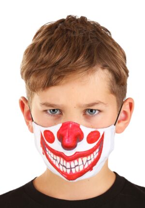 Kid's Clown Sublimated Face Mask | Kid's Face Masks