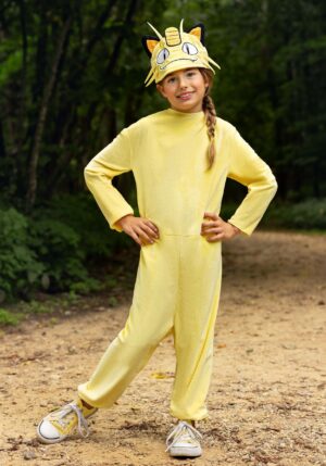 Child Deluxe PokÃ©mon Meowth Costume | Pokemon Costumes