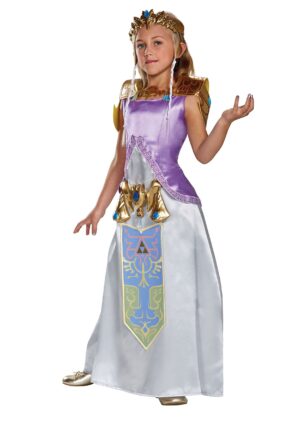 Girl's Deluxe Zelda Costume | Girl's Video Game Costumes