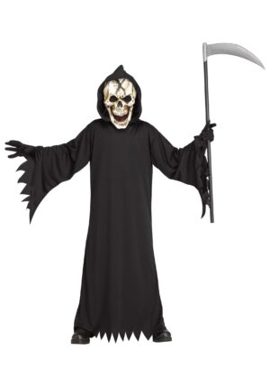 Light Up Mutant Reaper Kid's Costume | Grim Reaper Costumes