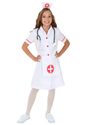 Child Nurse Costume Dress | Kid's Nurse  Costumes