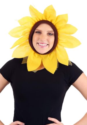 Sunflower Costume Hood Accessory | Plant Costume Accessories