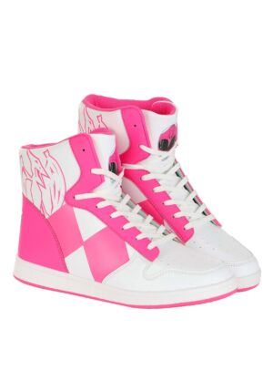 Adult Pink Power Rangers Costume Inspired Sneakers | Power Rangers Accessories