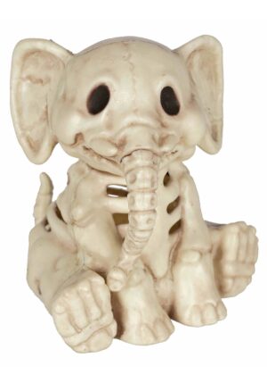 5.5-Inch Elephant Crazy Bonez Decoration | Skeleton Animals