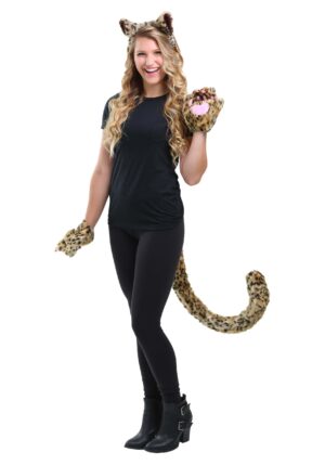 Deluxe Leopard Accessory Costume Kit | Wild Cat Costumes