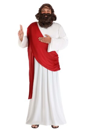 Men's Plus Size Deluxe Jesus Costume | Religious Costumes