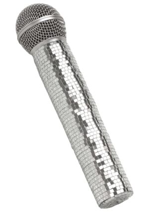 Disco Tile Microphone Costume Accessory | Celebrity Accessories