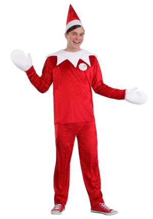 Elf on the Shelf Deluxe Men's Costume | Christmas Costumes