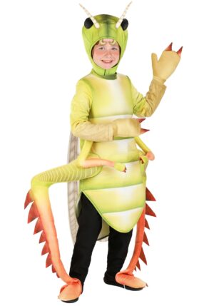 Child Deluxe Grasshopper Costume | Kid's Bug Costumes