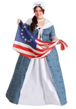 Plus Size Women's Betsy Ross Costume | Women's Historical Costumes