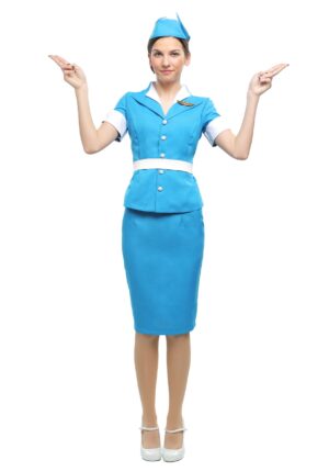 Flight Attendant Women's Costume | Exclusive Costumes