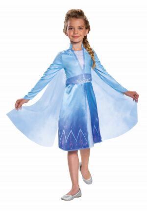 Frozen 2 Classic Elsa Girls Costume