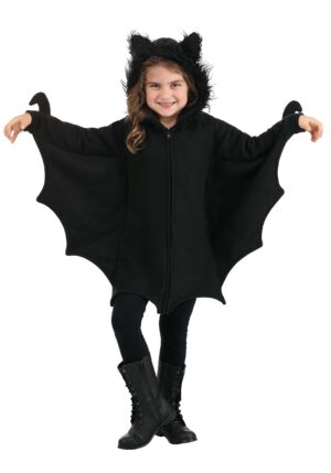 Cozy Black Bat Girl's Costume | Bat Costumes