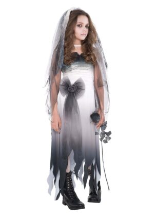 Graveyard Bride Girl's Costume Dress | Bride Costumes