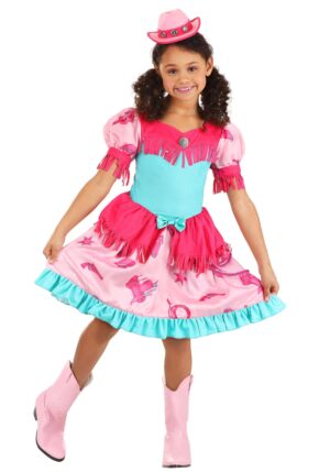 Kid's Pastel Pink Cowgirl Costume Dress | Cowgirl Costumes