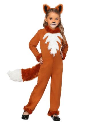 Girl's Sly Fox Costume | Kid's Animal Costumes