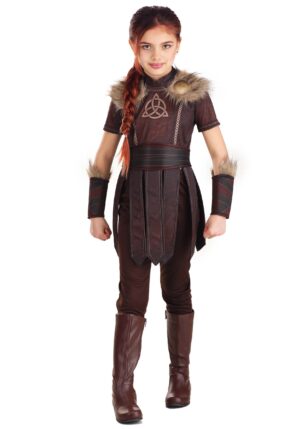 Valorous Viking Girl's Costume