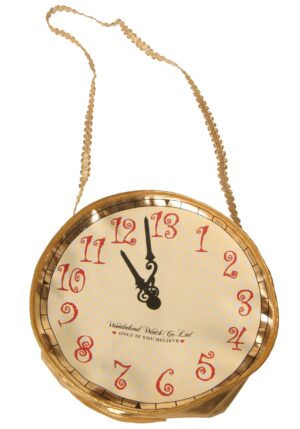 Alice Gold Clock Costume Purse | Alice in Wonderland Accessories