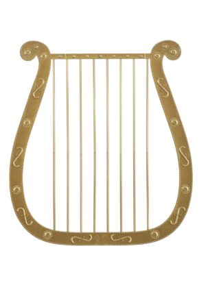 Golden Harp Accessory | Angel Accessories
