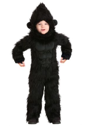 Gorilla Toddler Costume Jumpsuit | Kid's Animal Costumes