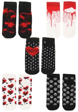 Goth Pack of 5 Valentine's Day Socks | Holiday Socks