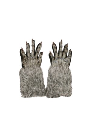 Werewolf Grey Costume Gloves | Werewolf Accessories