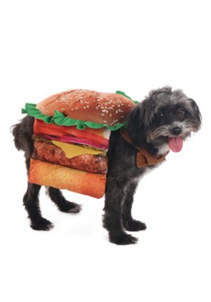 Hamburger Costume for Pets | Food Costumes