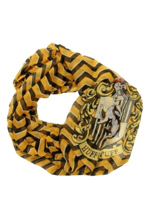 Harry Potter House Crest Lightweight Hufflepuff Infinity Scarf | Harry Potter Accessories