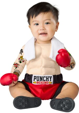 Boy's Punchy Boxer Infant Costume | Sports Costumes