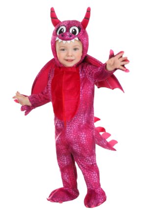 Infant Magenta Dragon Costume | Folklore Costumes