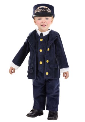 North Pole Infant Train Conductor Costume | Kid's Christmas Costumes