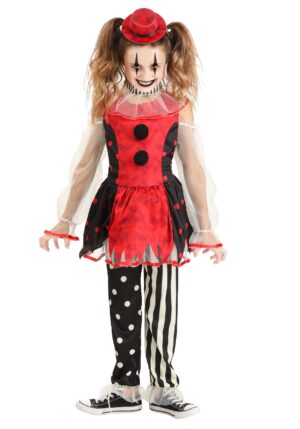 Creepy Vintage Clown Kid's Costume | Evil Clown Costumes
