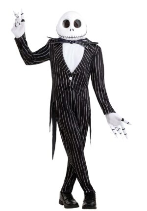 Deluxe Disney Jack Skellington Boy's Costume | Disney Costumes