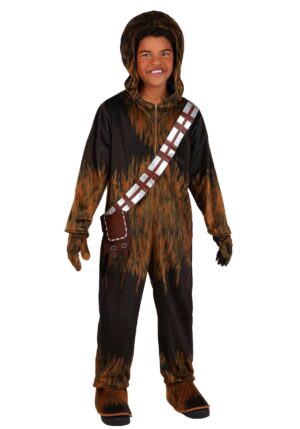 Deluxe Kid's Star Wars Chewbacca Onesie Costume | Star Wars Costumes