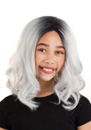 Gray Bob Costume Wig for Girls | Costume Accessories