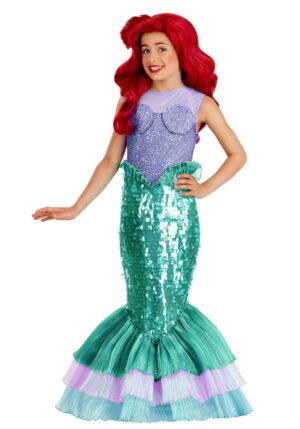 Premium Disney The Little Mermaid Girl's Ariel Costume | Disney Costumes