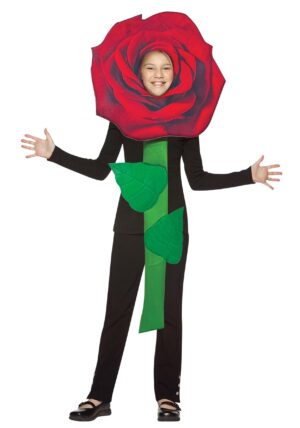 Red Rose Kid's Costume | Flower/Plant Costumes