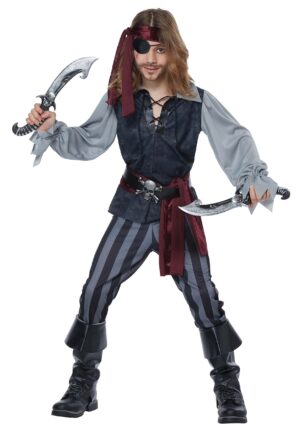 Kid's Sea Scoundrel Pirate Costume | Kid's Pirate Costumes