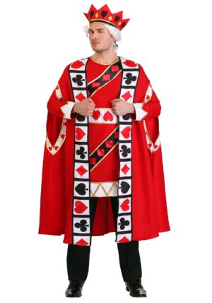 Plus Size King of Hearts Costume for Men | Storybook Costumes