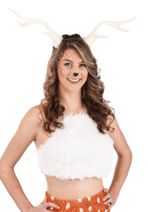 Deer Antlers White Costume Light-Up LumenHorns | Deer Accessories
