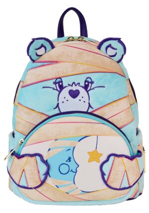 Care Bears x Universal Monsters Bedtime Bear Mummy Mini Backpack by Loungefly