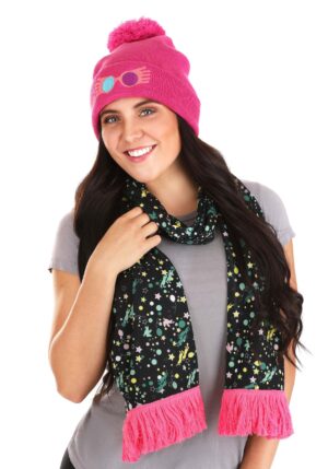 Luna Lovegood Winter Scarf & Knit Hat Set | Harry Potter Accessories