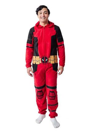 Adult Marvel Deadpool Cosplay Union Suit Costume | Deadpool Costumes