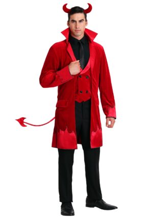 Debonair Devil Men's Costume | Adult Devil Costumes